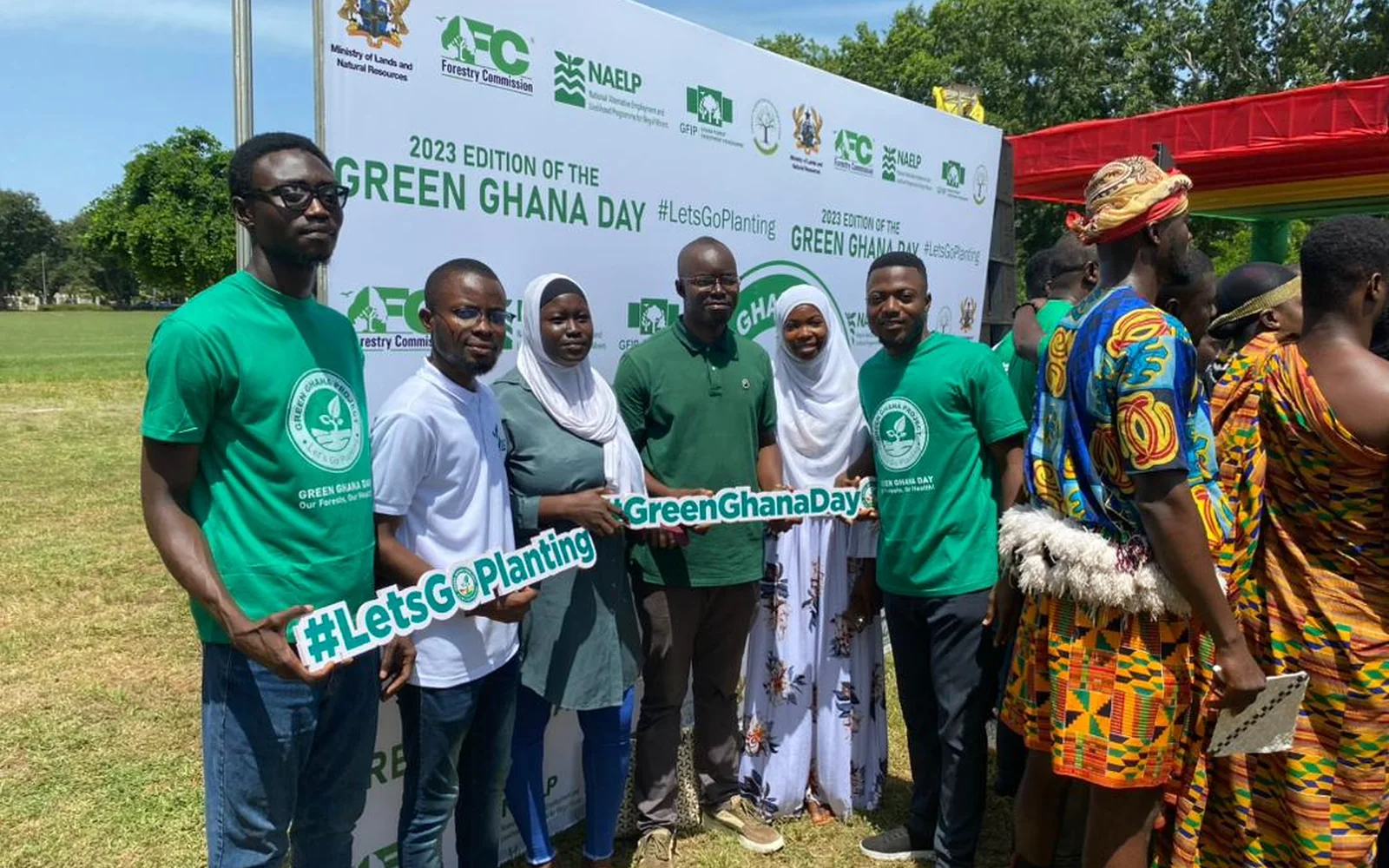 Globally Green representatives taking part in Green Ghana Day